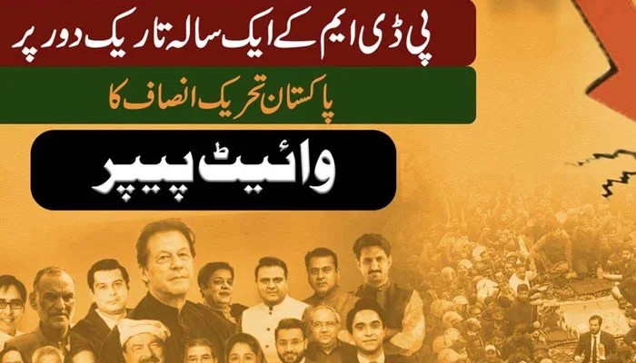 ‘White paper’: PTI terms govt’s one-year performance as ‘dark&nbsp;period’