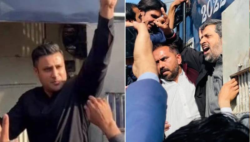 ‘Jail Bharo Tehreek’: Zulfi Bukhari, Fayyaz Chohan ‘voluntarily’ surrender to&nbsp;police