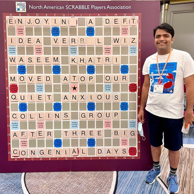 Waseem Khatri qualifies for North American Scrabble Championship&nbsp;final